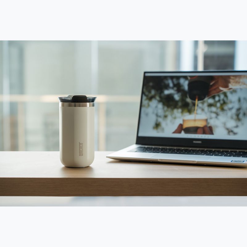 Kubek termiczny WACACO Octaroma Lungo 300 ml ceramic white 3