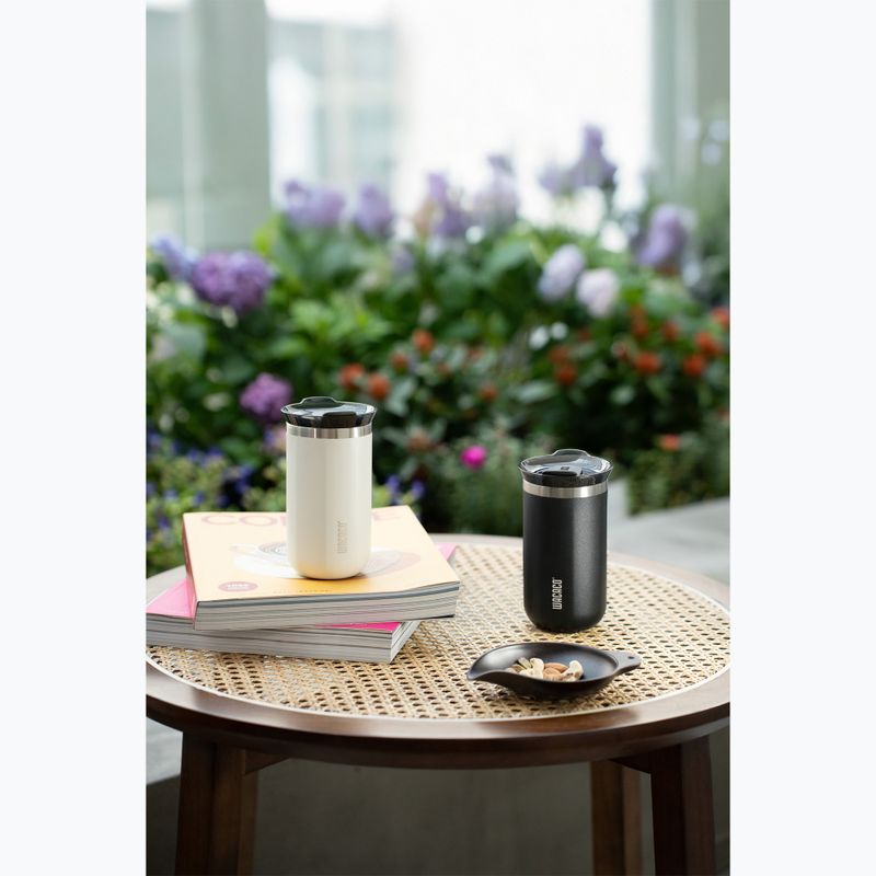 Kubek termiczny WACACO Octaroma Lungo 300 ml ceramic white 5