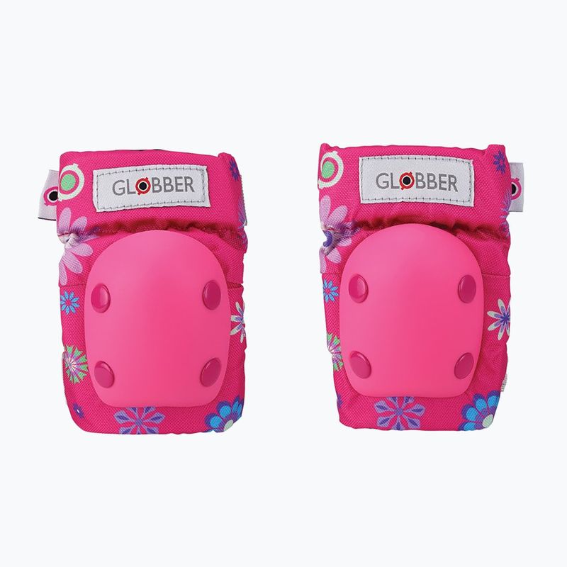 Zestaw ochraniaczy dziecięcych Globber Toddler deep pink/flowers 2