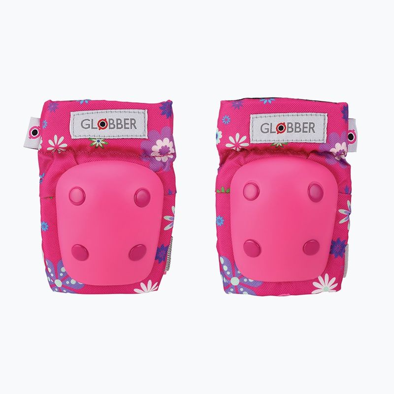 Zestaw ochraniaczy dziecięcych Globber Toddler deep pink/flowers 4