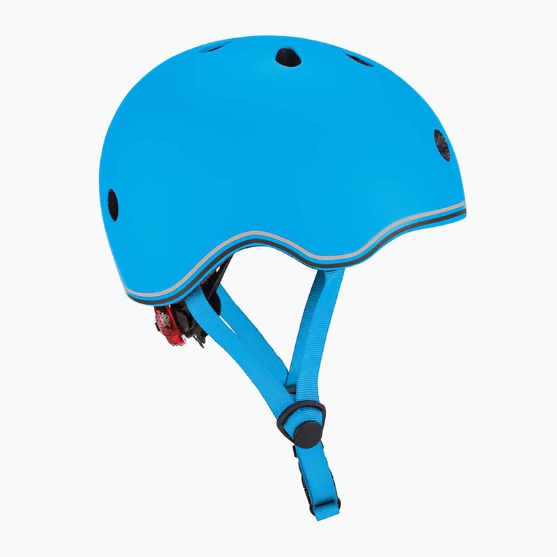 Kask dziecięcy Globber Go.Up Lights sky blue 2