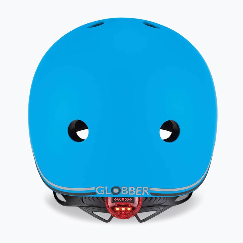 Kask dziecięcy Globber Go.Up Lights sky blue 4