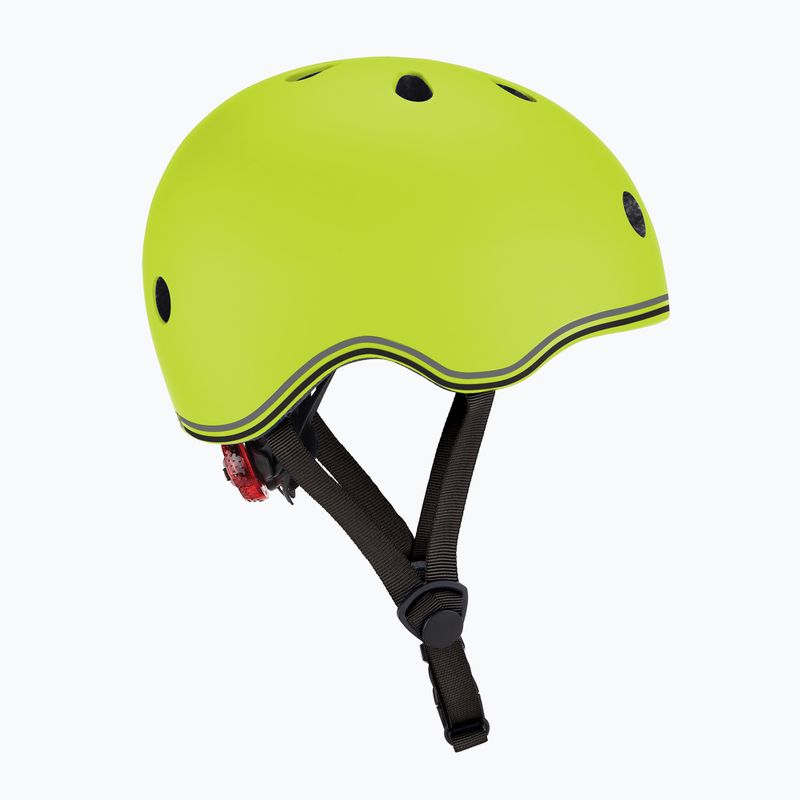 Kask dziecięcy Globber Go.Up Lights lime green 2