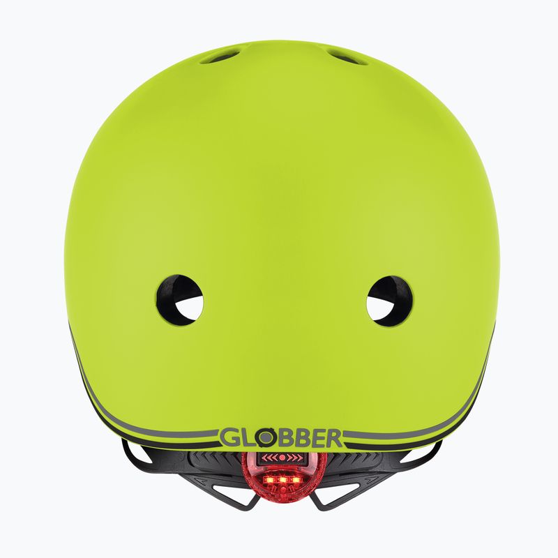 Kask dziecięcy Globber Go.Up Lights lime green 4