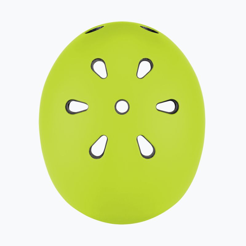Kask dziecięcy Globber Go.Up Lights lime green 5