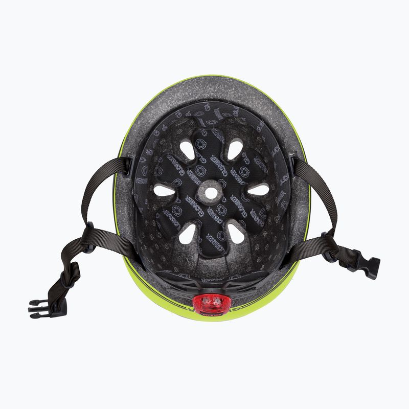 Kask dziecięcy Globber Go.Up Lights lime green 6