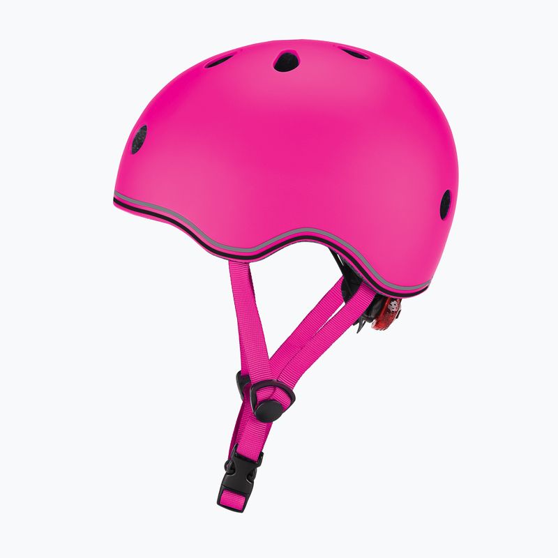 Kask dziecięcy Globber Go.Up Lights deep pink 3