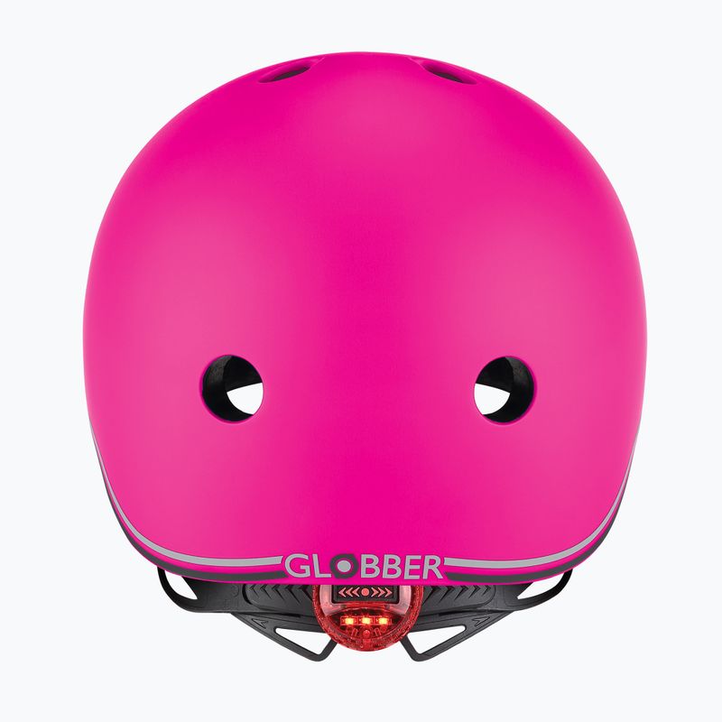Kask dziecięcy Globber Go.Up Lights deep pink 4