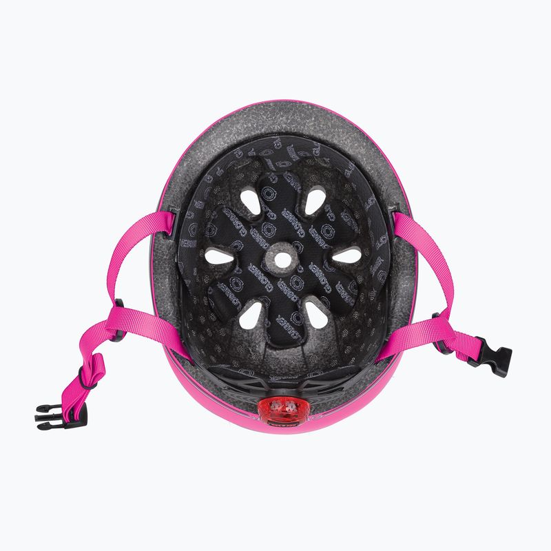 Kask dziecięcy Globber Go.Up Lights deep pink 5