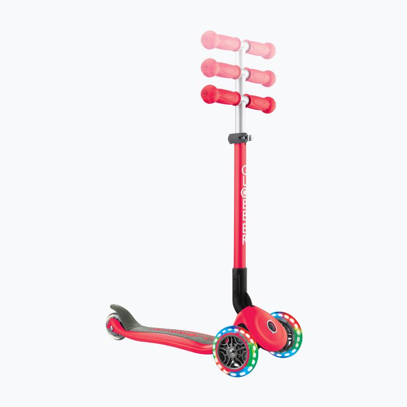 Hulajnoga trójkołowa dziecięca Globber Primo Foldable Lights red 8