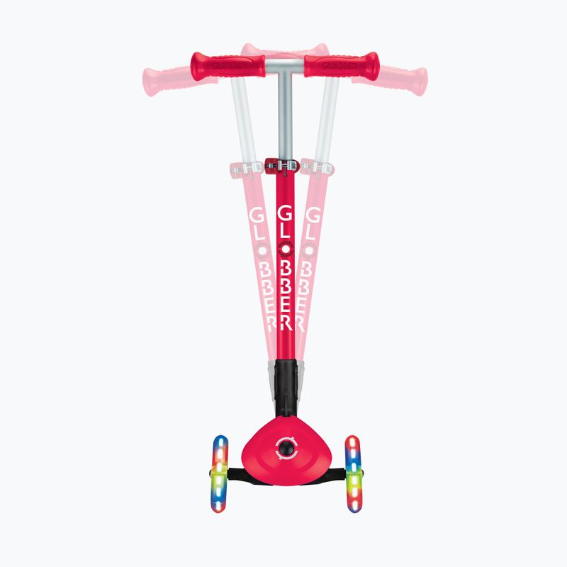Hulajnoga trójkołowa dziecięca Globber Primo Foldable Lights red 9