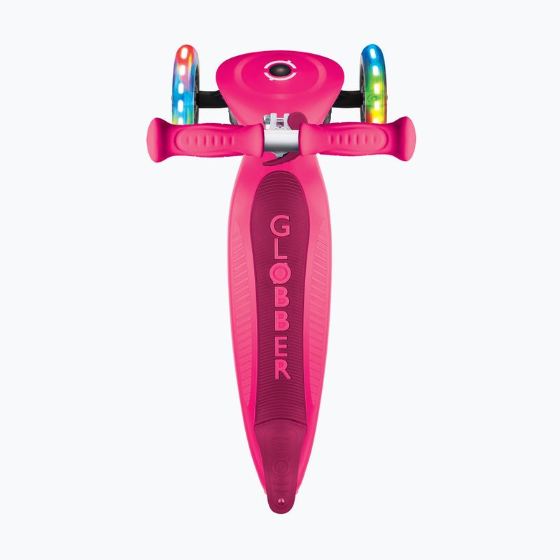 Hulajnoga trójkołowa dziecięca Globber Primo Foldable Lights fuchsia 9
