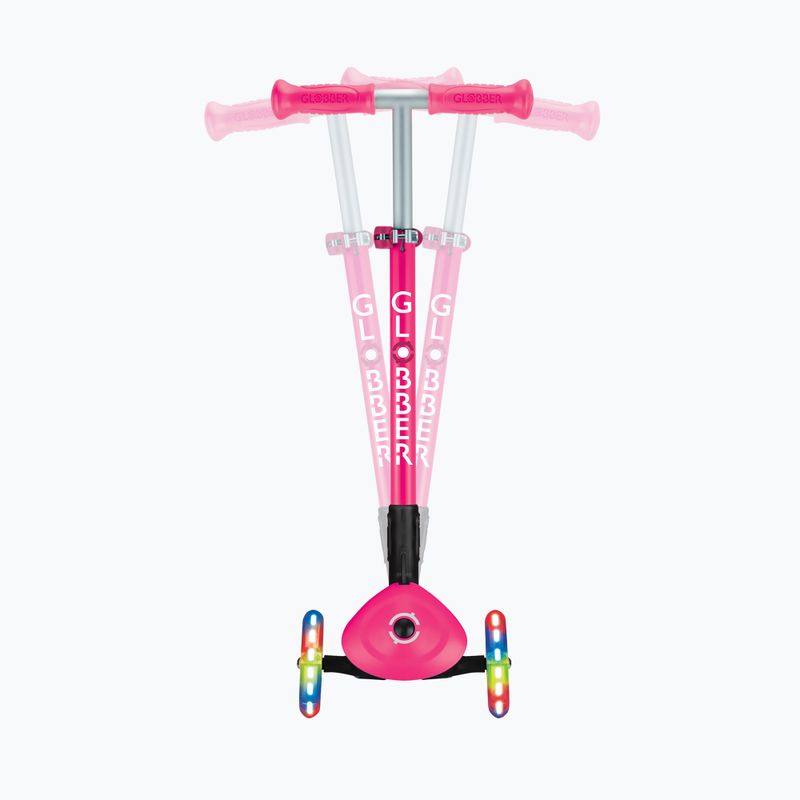 Hulajnoga trójkołowa dziecięca Globber Primo Foldable Lights fuchsia 11