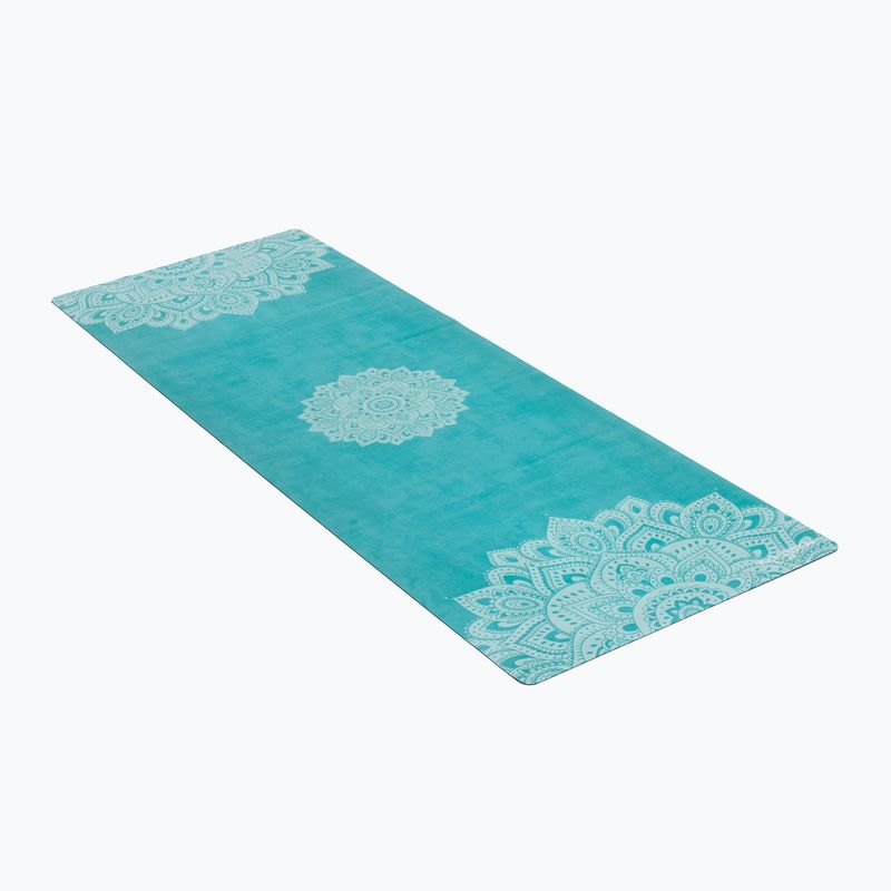 Mata do jogi Yoga Design Lab Combo Yoga 1.5 mm mandala turquoise