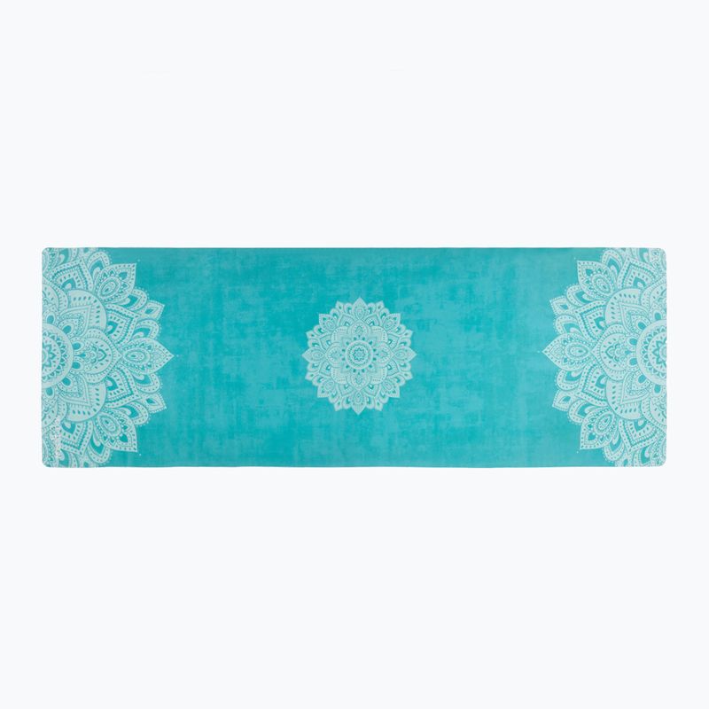Mata do jogi Yoga Design Lab Combo Yoga 1.5 mm mandala turquoise 2
