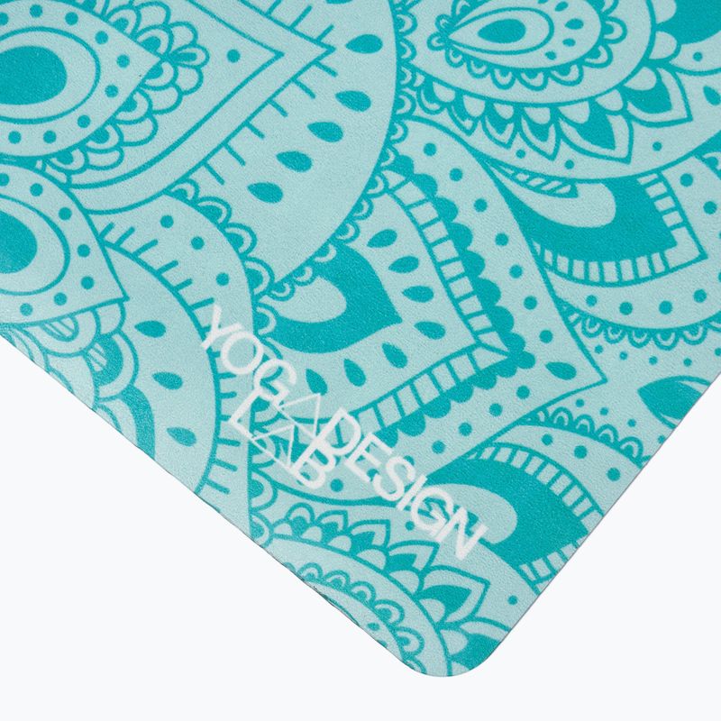 Mata do jogi Yoga Design Lab Combo Yoga 1.5 mm mandala turquoise 3