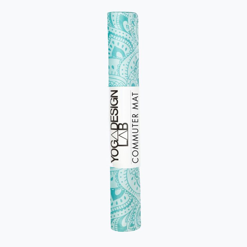 Mata do jogi Yoga Design Lab Combo Yoga 1.5 mm mandala turquoise 7
