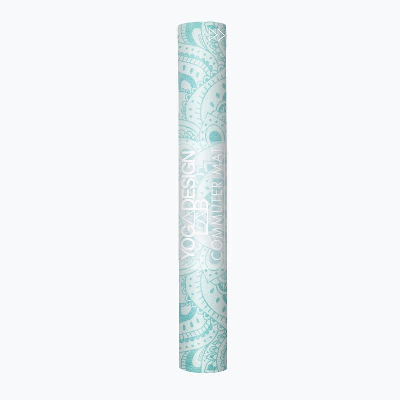Mata do jogi Yoga Design Lab Combo Yoga 1.5 mm mandala turquoise 8