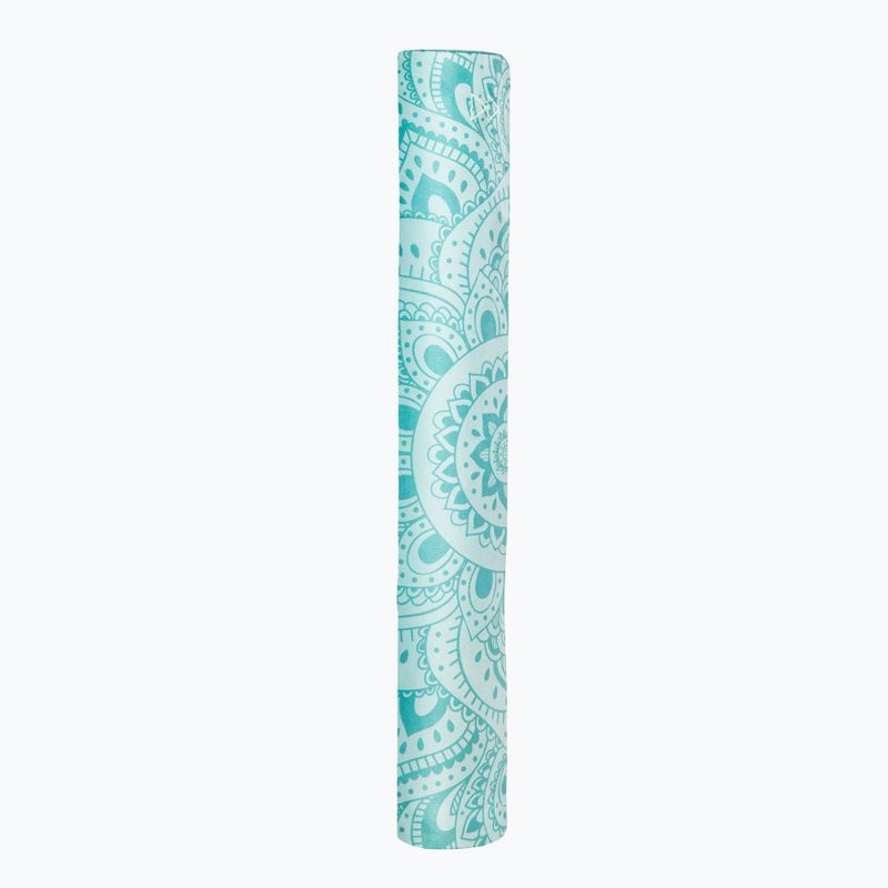 Mata do jogi Yoga Design Lab Combo Yoga 1.5 mm mandala turquoise 9