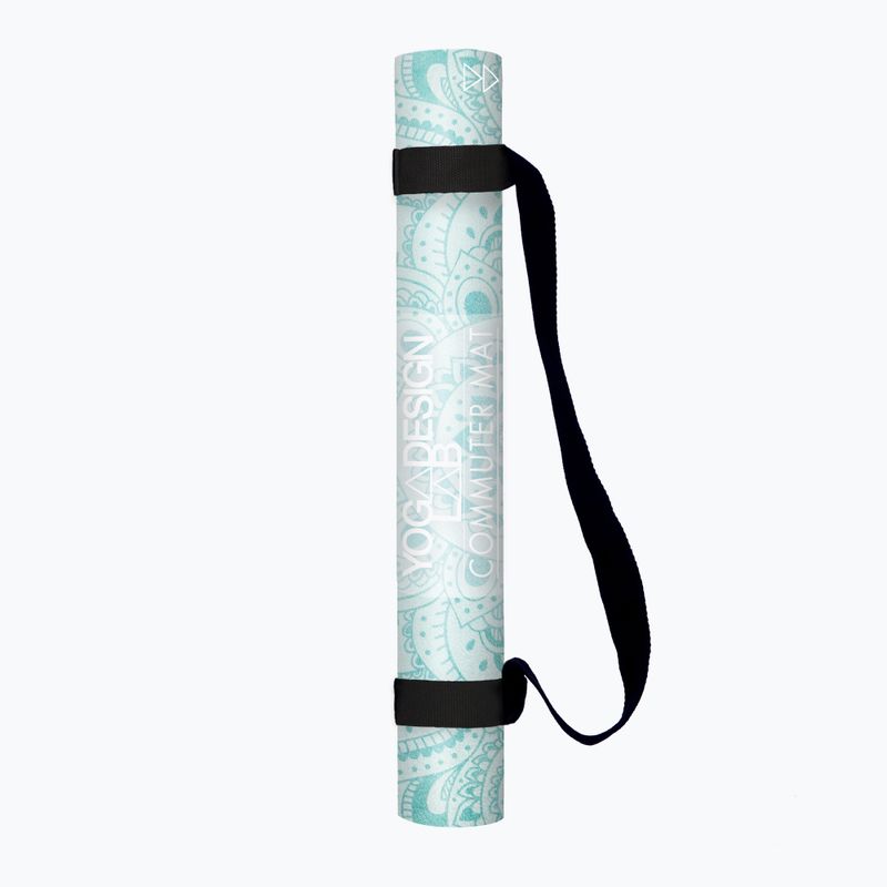 Mata do jogi Yoga Design Lab Combo Yoga 1.5 mm mandala turquoise 10
