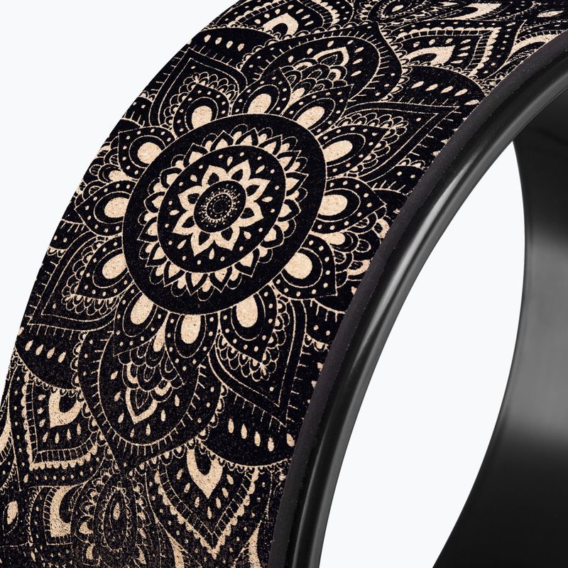 Koło do jogi Yoga Design Lab Wheel mandala black 4