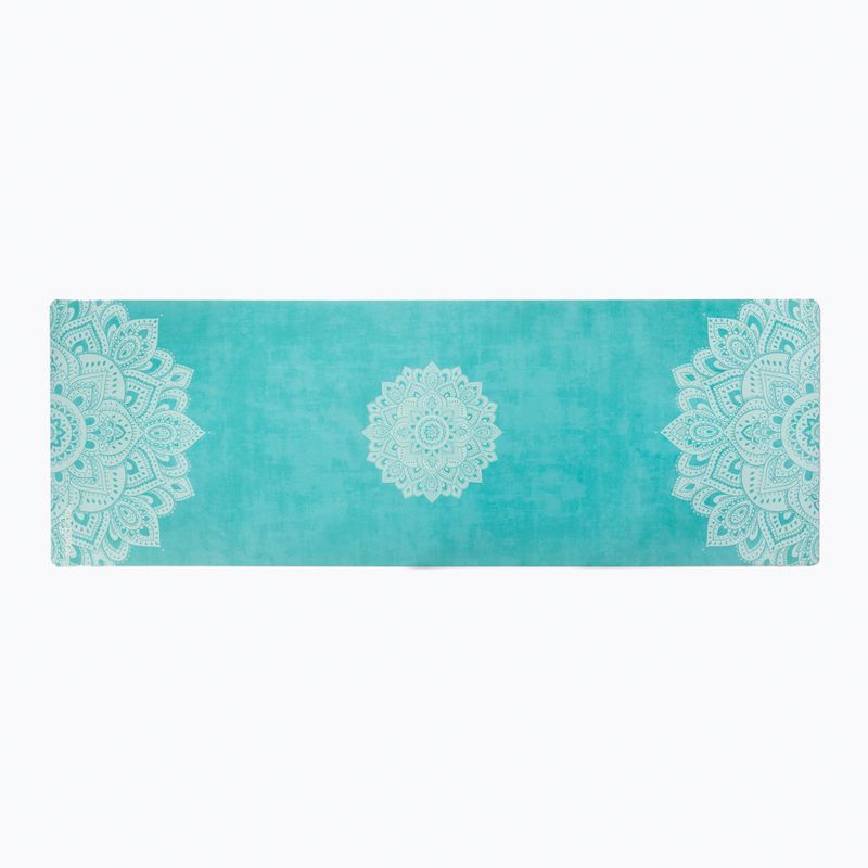Mata do jogi Yoga Design Lab Combo Yoga 5.5 mm mandala turquoise 2