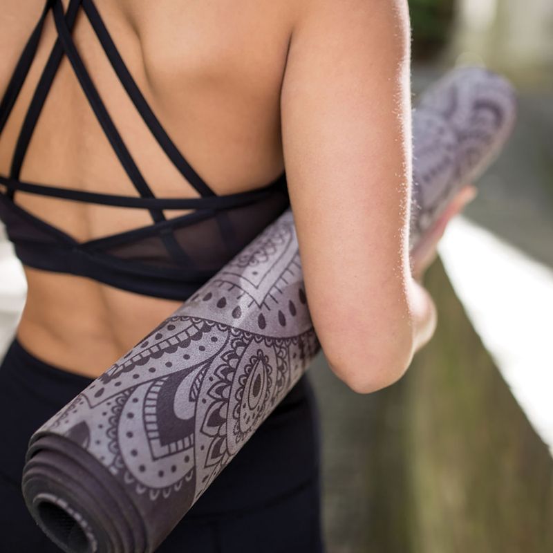 Mata do jogi Yoga Design Lab Combo Yoga 5.5 mm mandala black 9