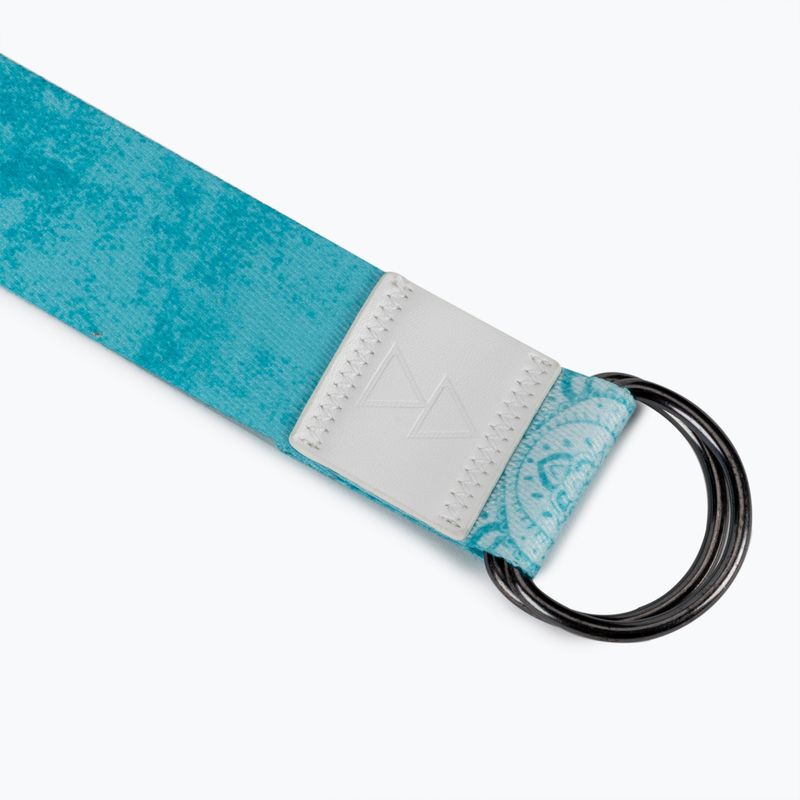 Pasek do jogi Yoga Design Lab Strap mandala turquoise 2