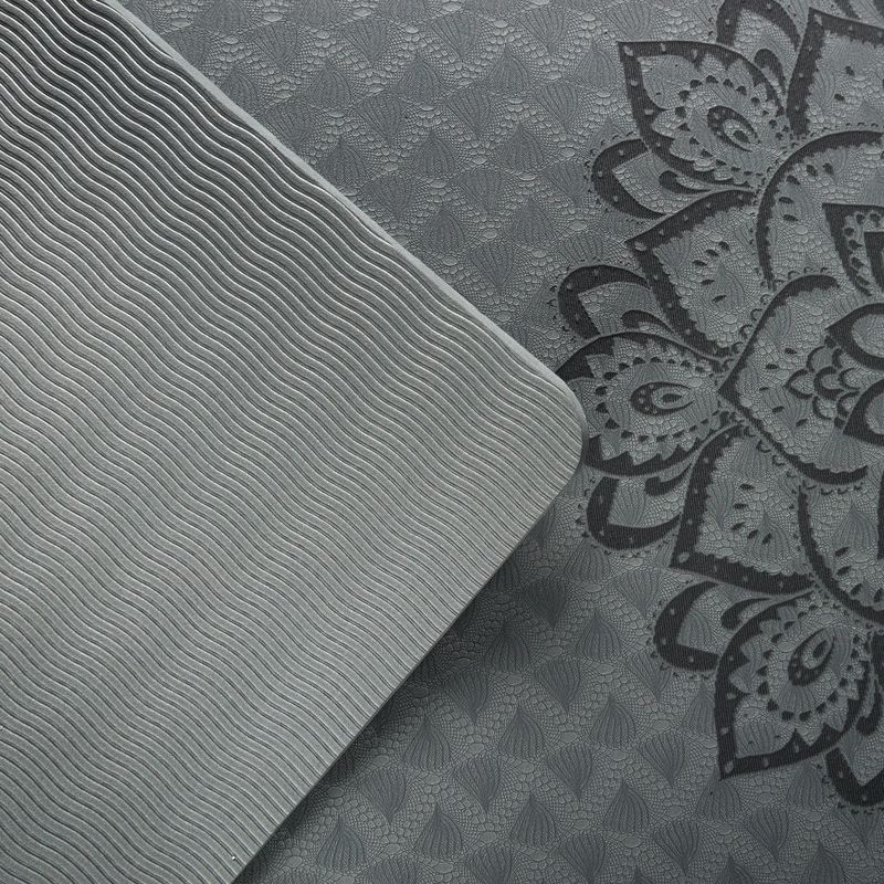 Mata do jogi Yoga Design Lab Flow Pure 6 mm mandala charcoal 4