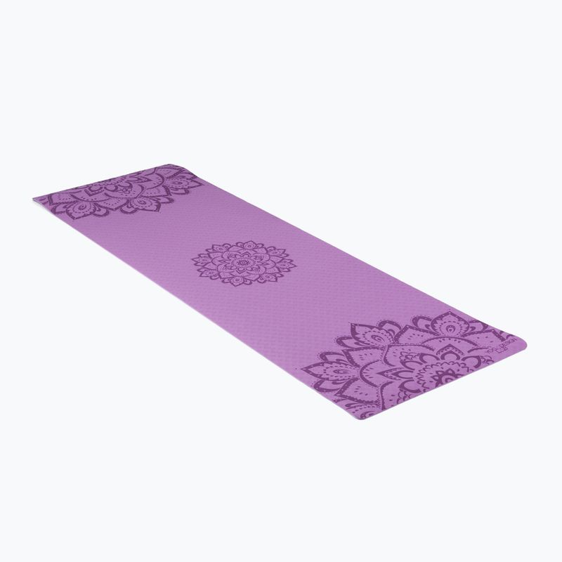 Mata do jogi Yoga Design Lab Flow Pure 6 mm mandala lavender