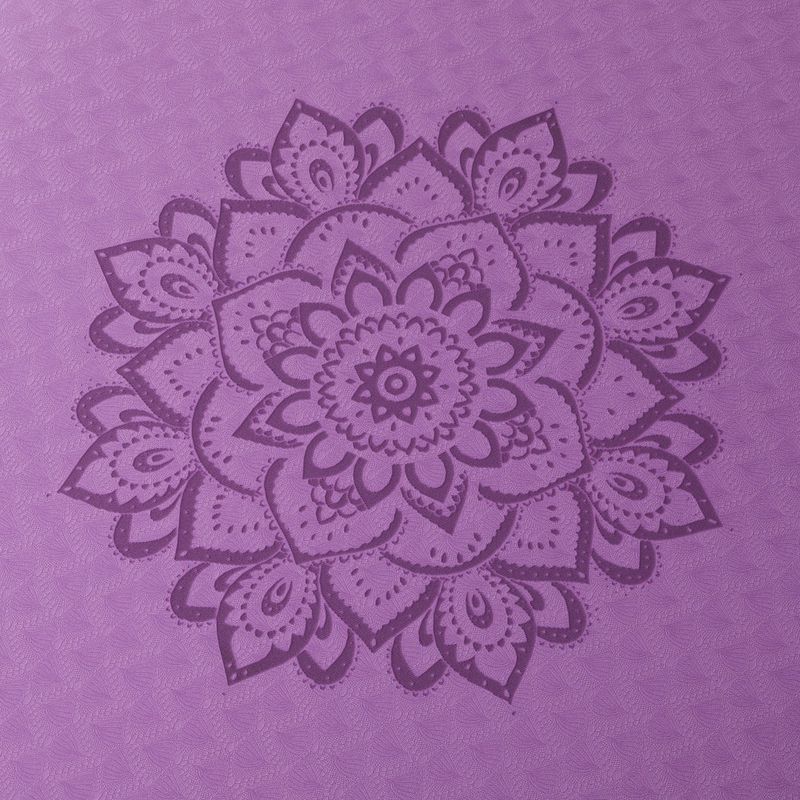 Mata do jogi Yoga Design Lab Flow Pure 6 mm mandala lavender 4