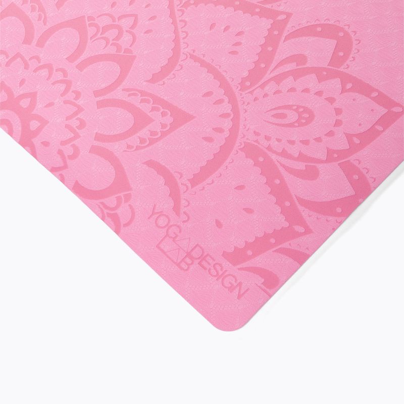 Mata do jogi Yoga Design Lab Flow Pure 6 mm mandala rose 3