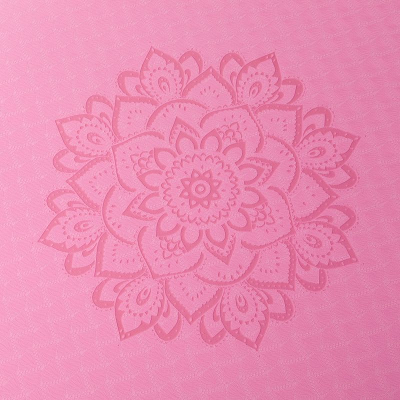 Mata do jogi Yoga Design Lab Flow Pure 6 mm mandala rose 4