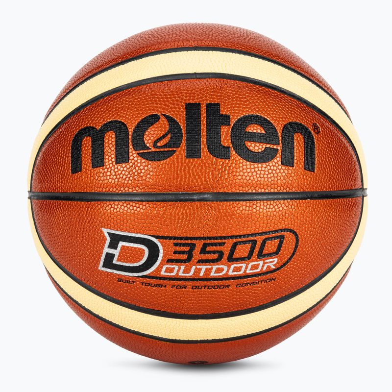Piłka do koszykówki Molten B6D3500 orange/ivory rozmiar 6