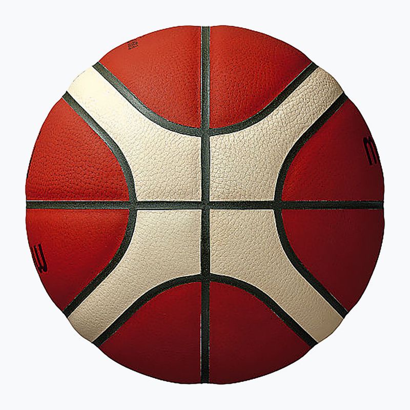 Piłka do koszykówki Molten B7G5000 FIBA brown rozmiar 7 6