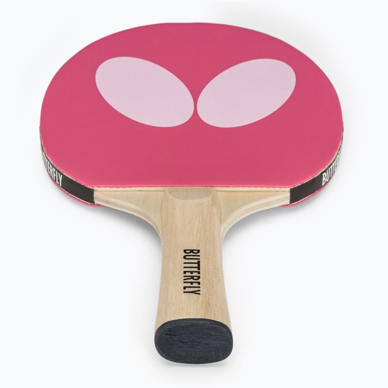Rakietka do tenisa stołowego Butterfly Logo pink 2