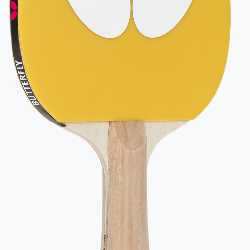 Rakietka do tenisa stołowego Butterfly Logo yellow 5