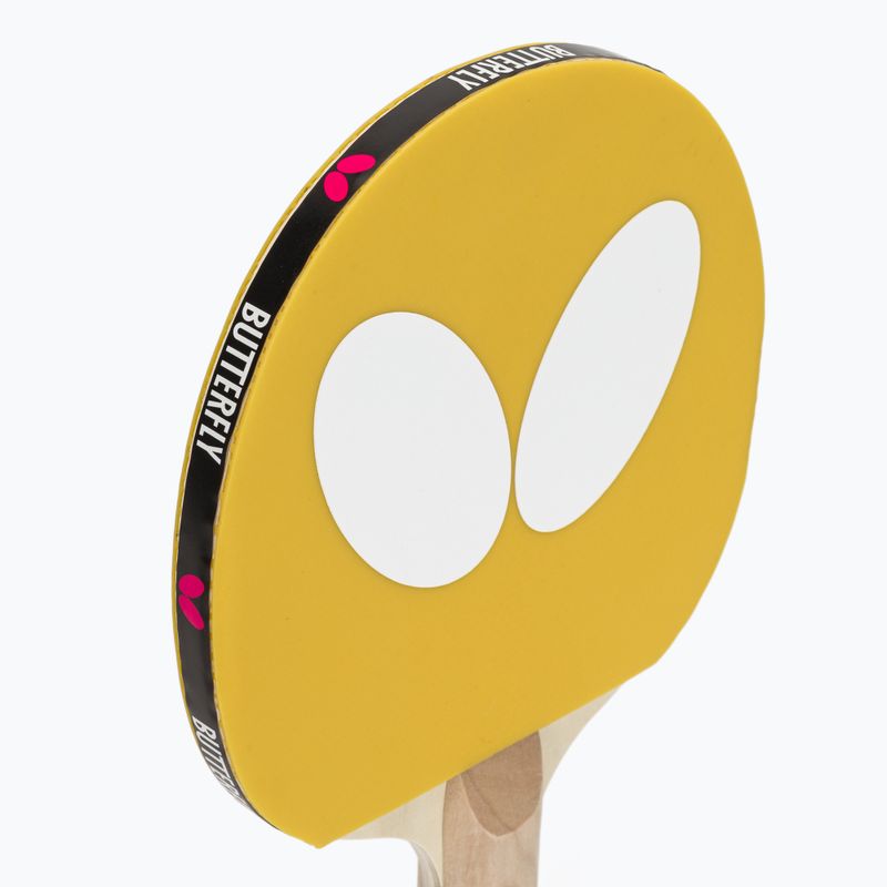 Rakietka do tenisa stołowego Butterfly Logo yellow 6