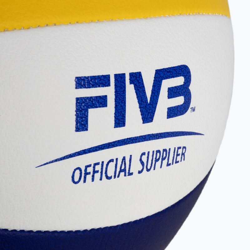 Piłka do siatkówki plażowej Mikasa VXT30 yellow/blue rozmiar 5 3