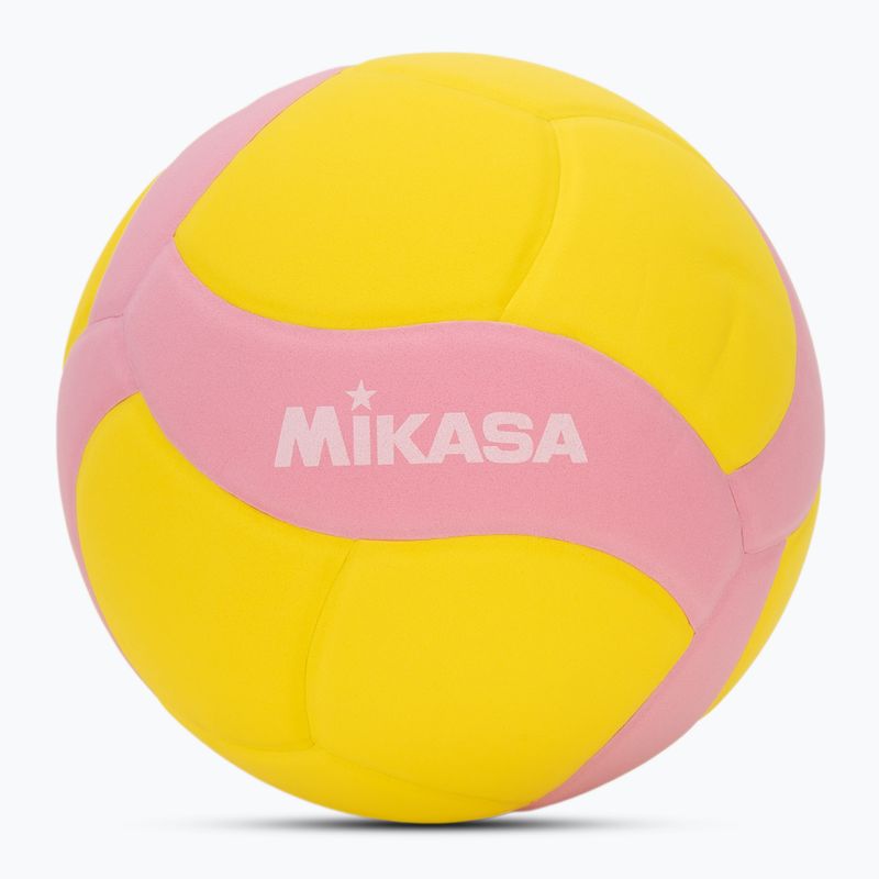 Piłka do siatkówki Mikasa VS220W yellow/pink size 5