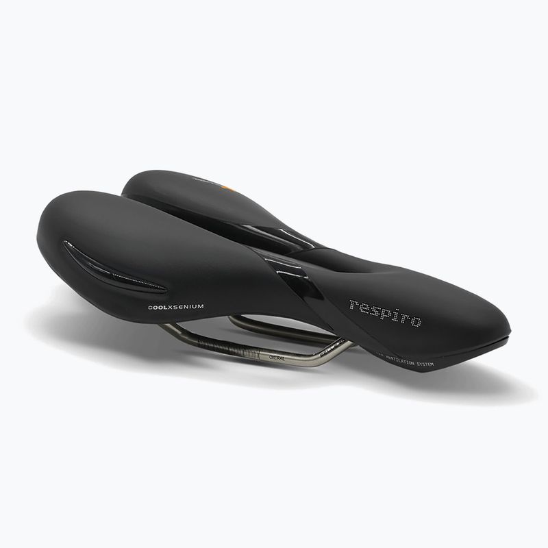 Siodełko rowerowe Selle Royal Respiro Soft Athletic Straciatella 45St. black