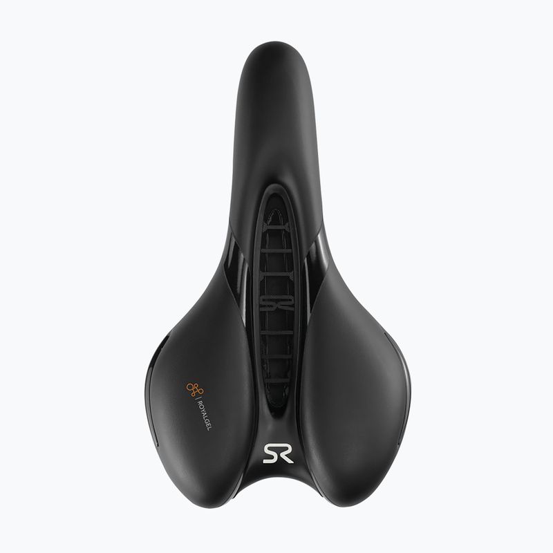 Siodełko rowerowe Selle Royal Respiro Soft Athletic Straciatella 45St. black 2