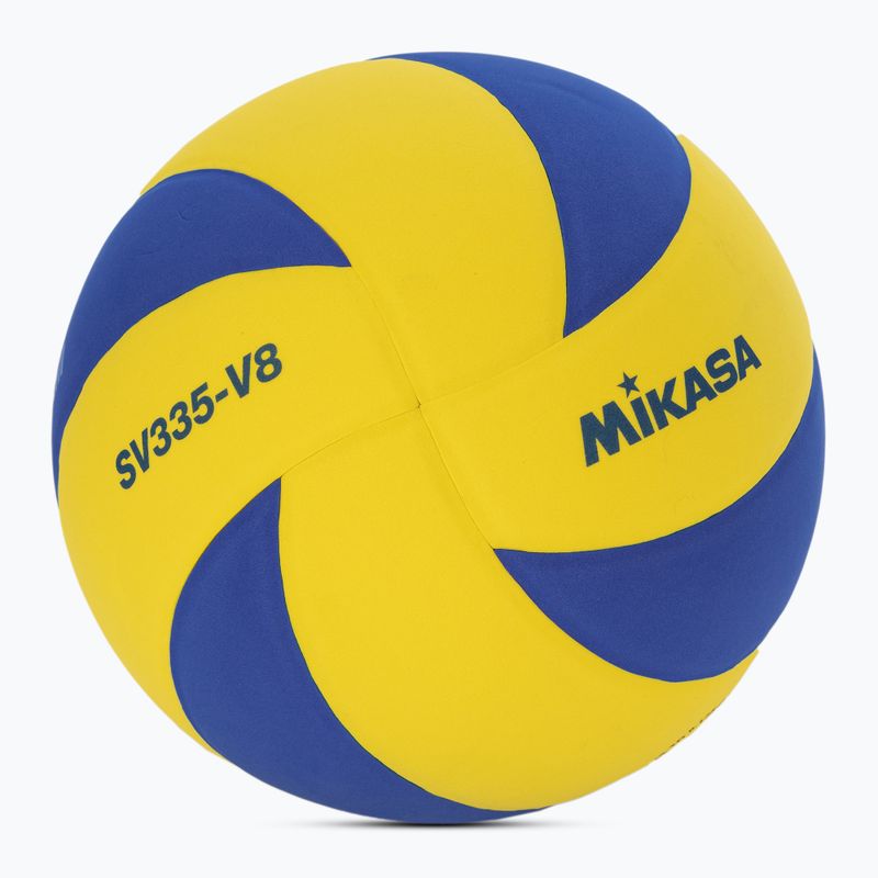 Piłka do siatkówki na śniegu Mikasa SV335-V8 yellow/blue rozmiar 5 2