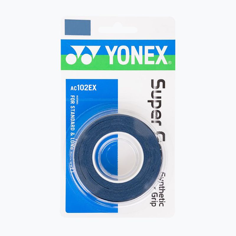 Owijki do rakiet badmintonowych YONEX AC 102 EX 3 szt. navy