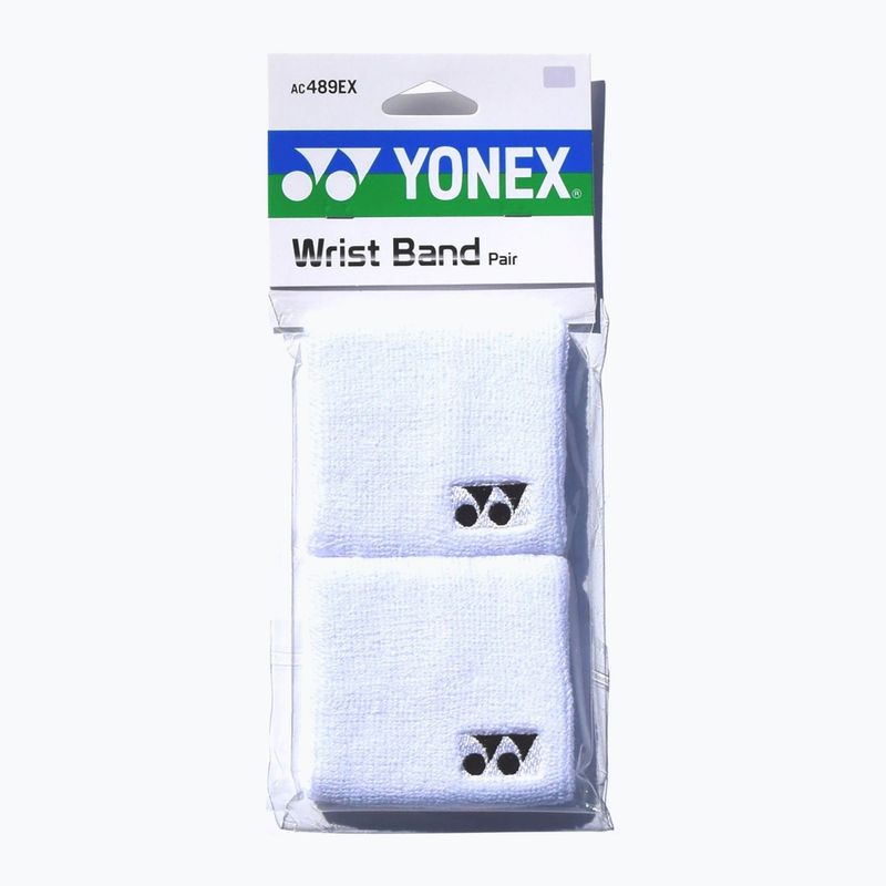 Frotki na nadgarstek YONEX AC 489 2 szt. white