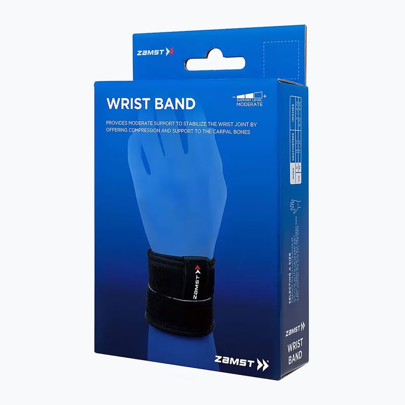 Stabilizator nadgarstka Zamst Wrist Band czarny 2