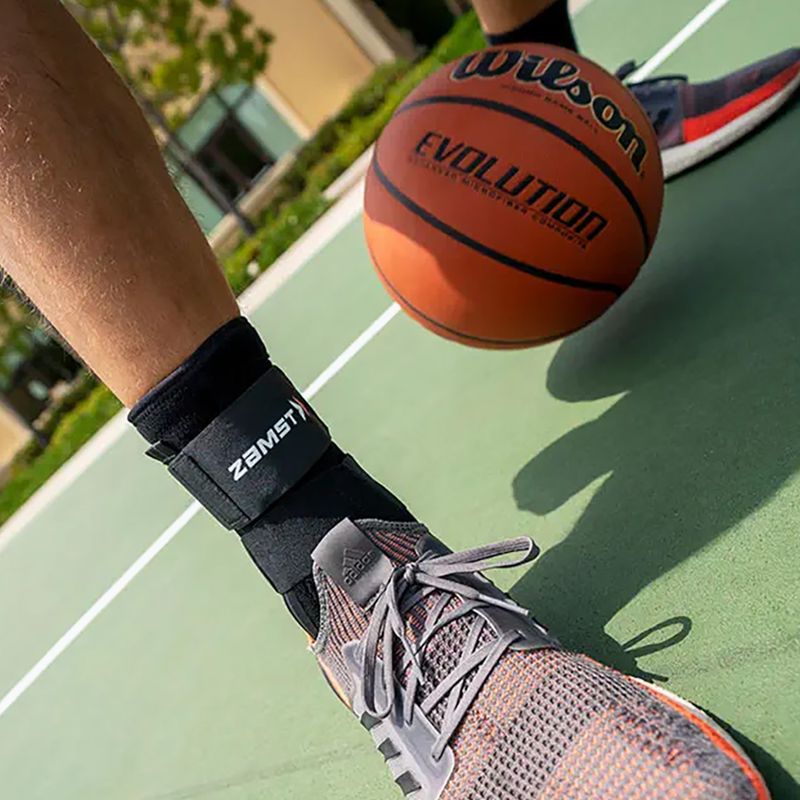 Stabilizator stawu skokowego prawego Zamst A1 Ankle Right czarny 9