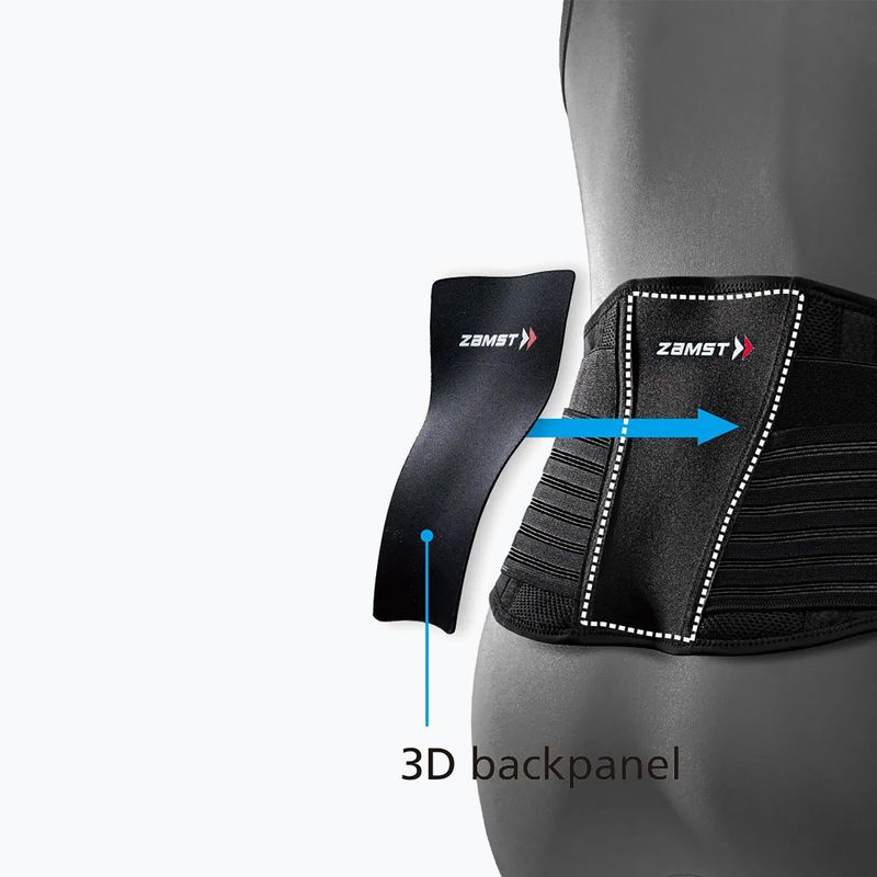 Stabilizator pleców Zamst ZW-7 czarny 8