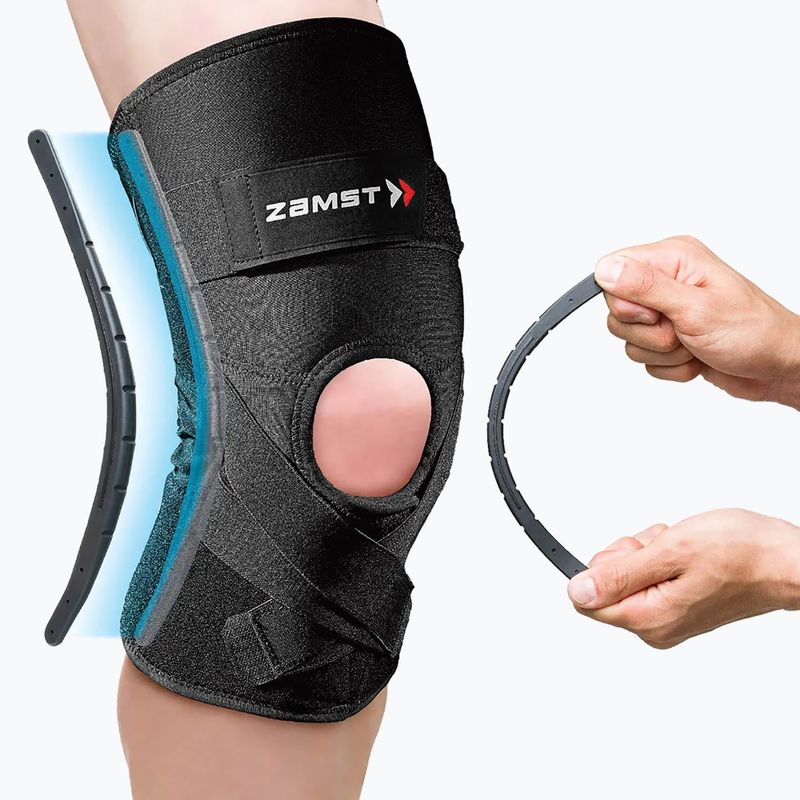 Stabilizator stawu kolanowego Zamst ZK-Protect czarny 5