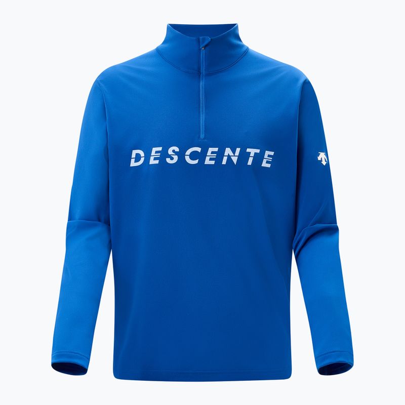 Bluza męska Descente Chest Logo T-Neck nebula blue